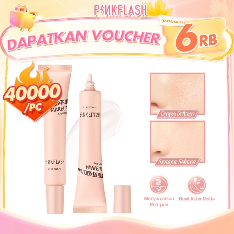 PINKFLASH Prp Touch Pore Minimizer Primer Matte Poreless Smooth Fine Line Soft-focus Blurring Mattifying