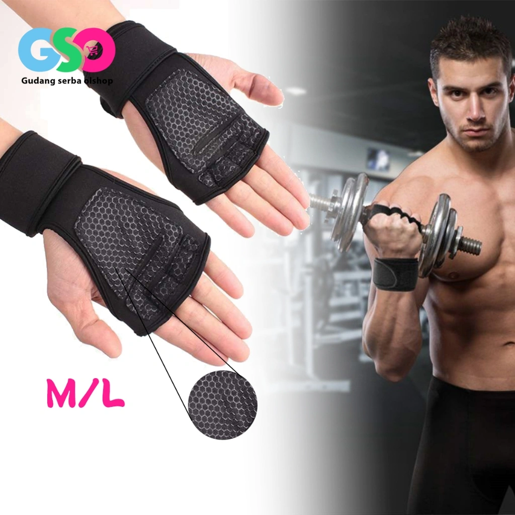 Gym Gloves Sarung Tangan Fitness Weight Lifting Gloves Sarung Tangan Olahraga Fitness Gloves
