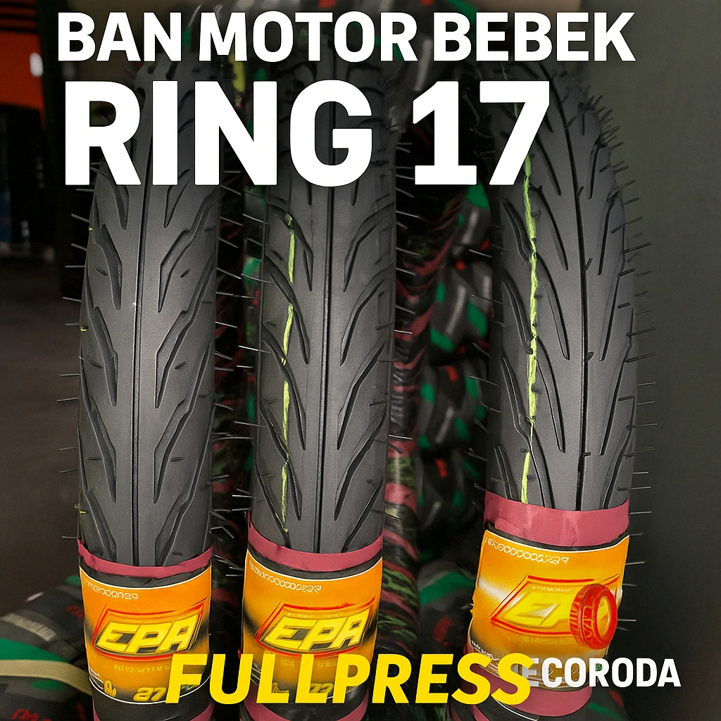 Ban Motor Ring 17 / Ban Motor Ring 17 Sepasang Depan Belakang