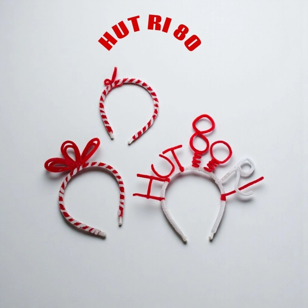 spesial bando hut R.I/bando merah putih/bando 17an/carnaval 17 agustus