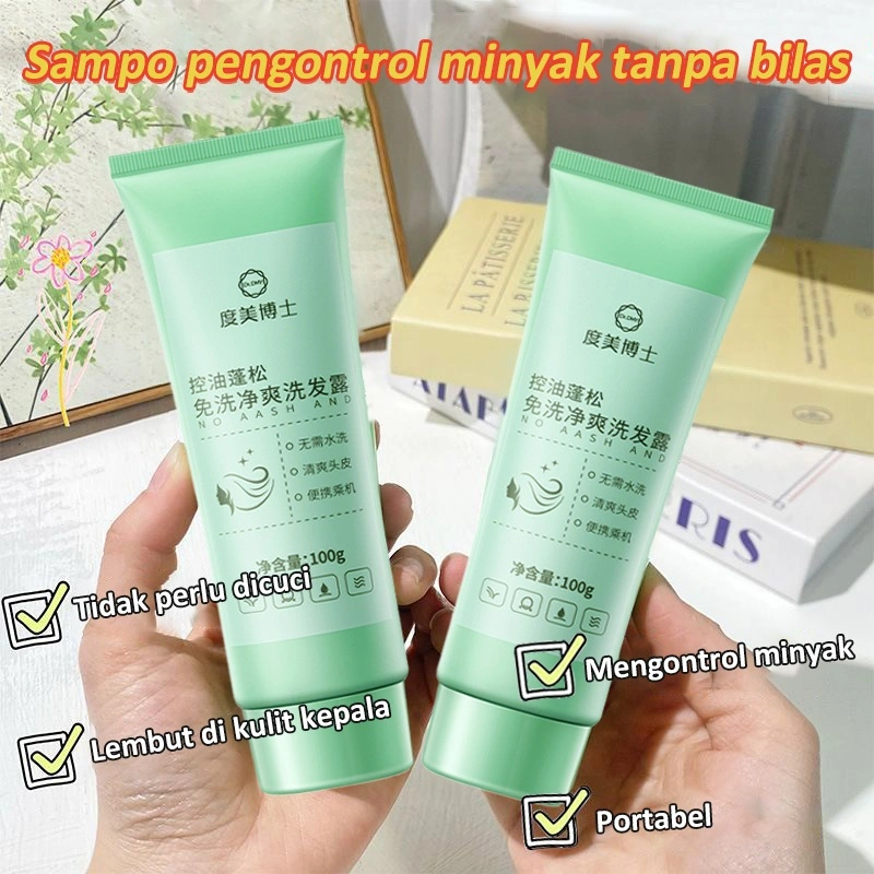 【Beli 1 Gratis 1】Dry Shampoo 100g - Shampo Kering Tanpa Bilas