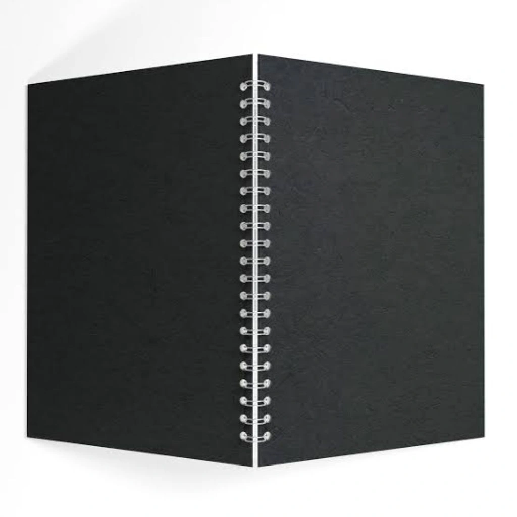 ( Black ) Notebook Black Paper / Sketchbook Hitam / Buku Gambar Hitam Kertas Hitam / Sketch Sketsa Polos Hitam / Journal Jurnal Notepad Buku Catatan