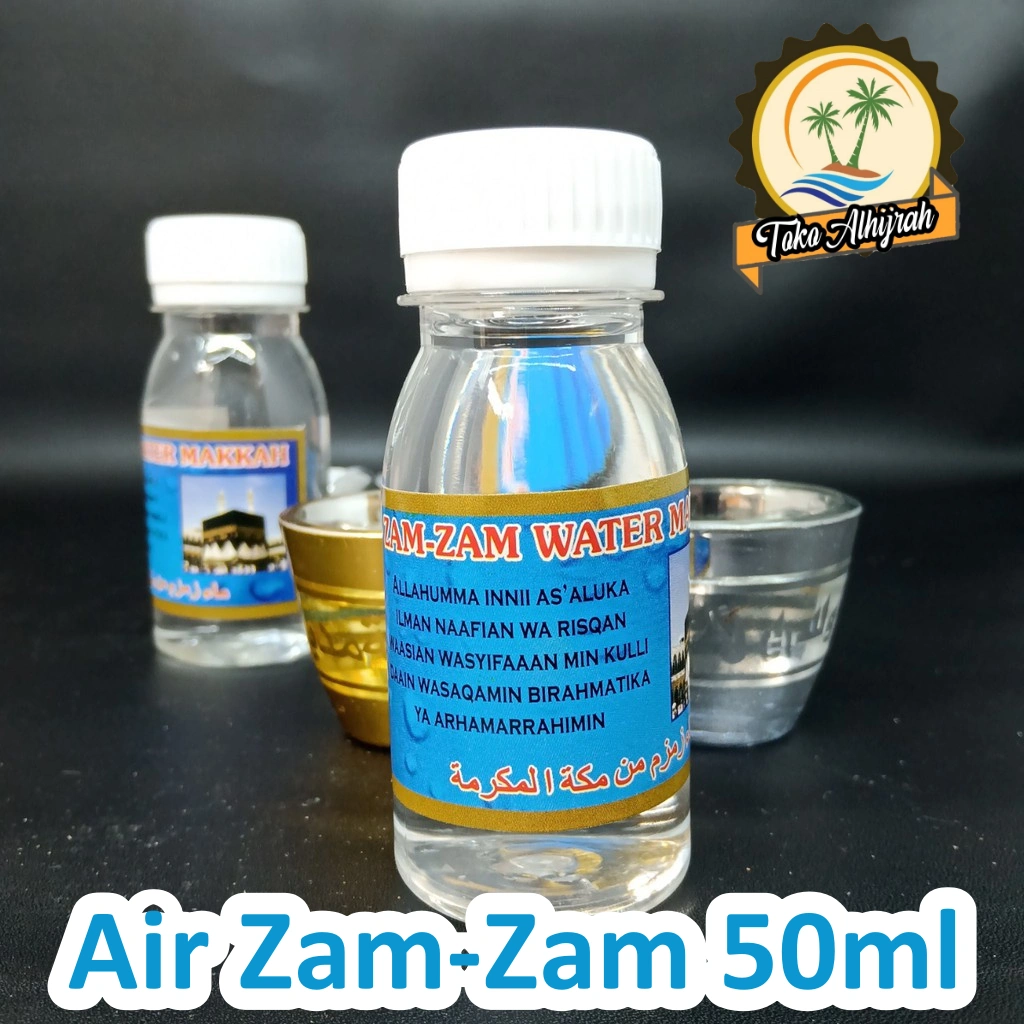 AIR ZAM-ZAM 50ML ISI 1PAK 10-100PCS |OLEH OLEH HAJI DAN UMROH