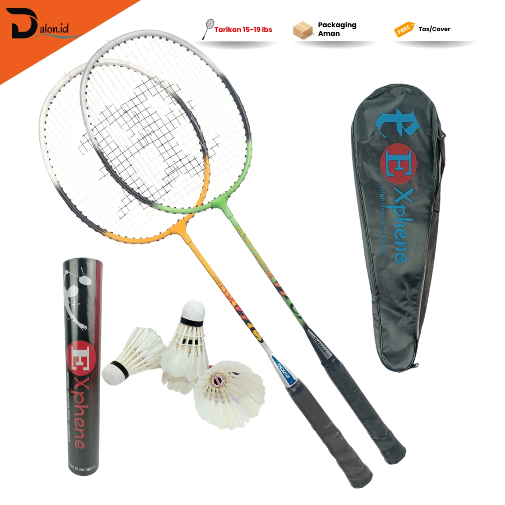 Raket Badminton Bulutangkis isi 2
