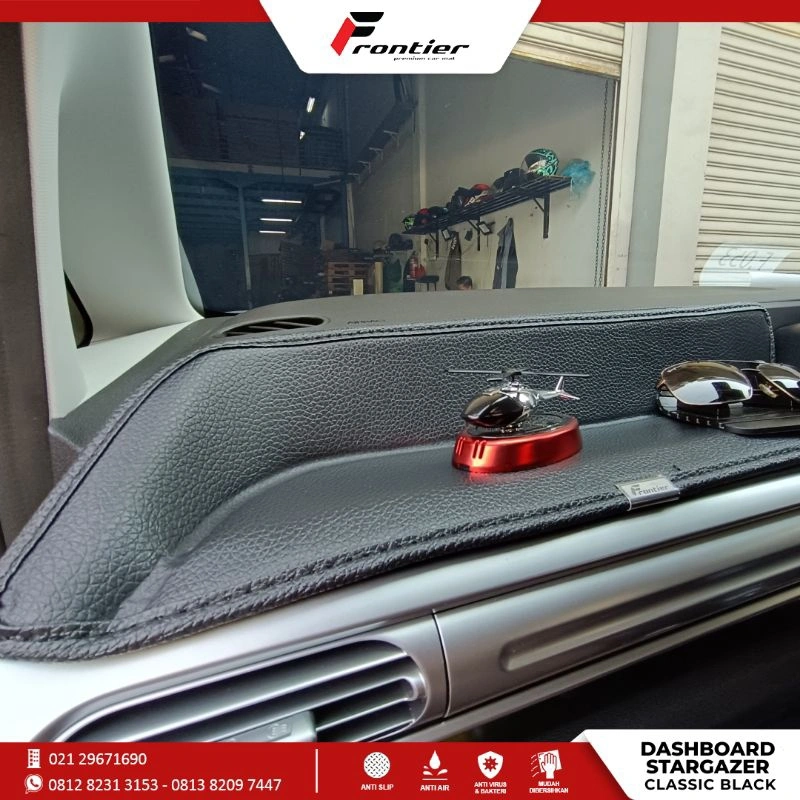 Aksesoris Mobil Cover Dashboard Hyundai Stargazer Type Classic Black
