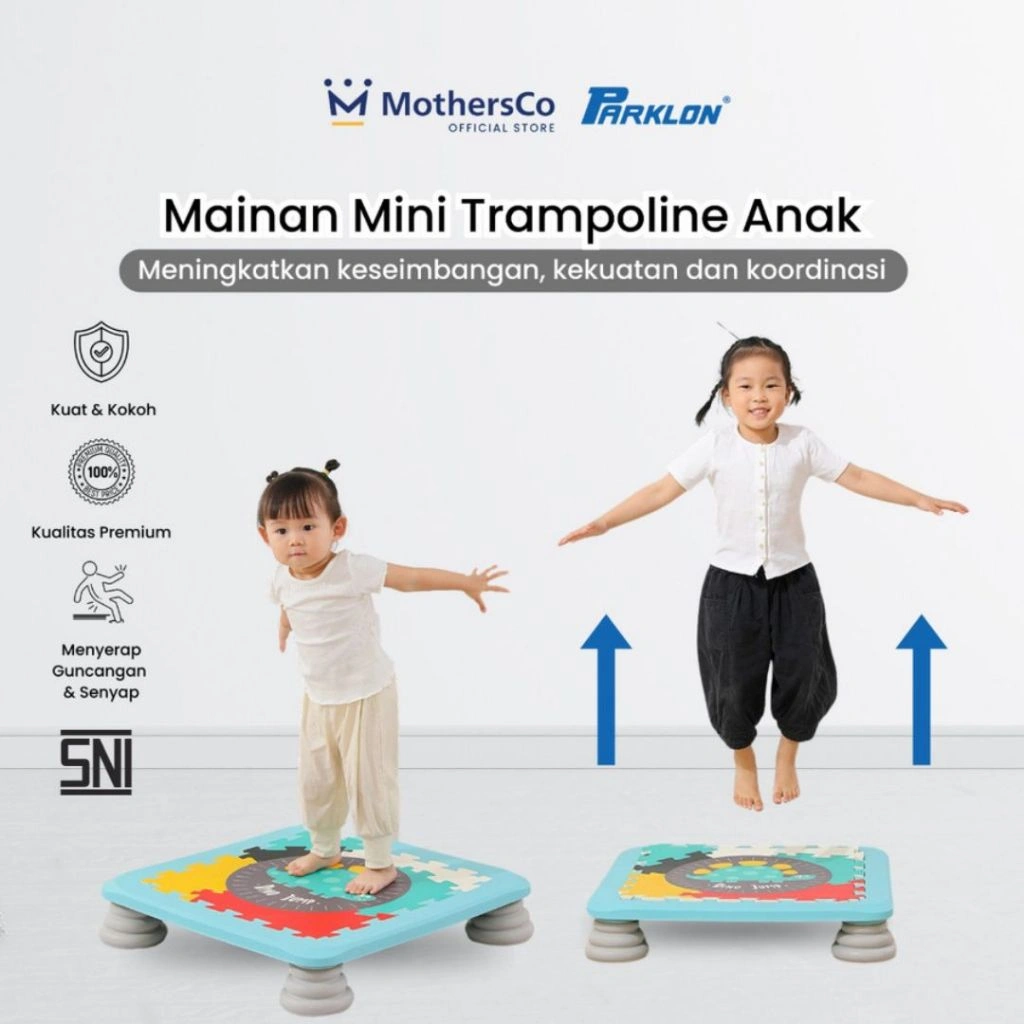 Parklon Trampolin Mini Mainan Anak Trampoline Anak Mainan Lompat Mainan Anak Jump Olahraga Mainan Anak Indoor Outdoor