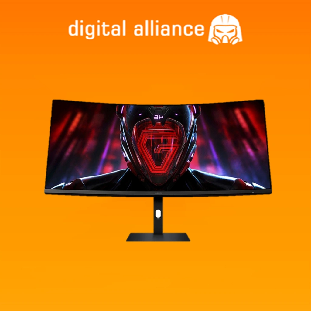 XIAOMI G34WQI 34 INCH UWQHD 21:9 CURVED 1500R VA 100% SRGB 180HZ ERGO STAND 3Y