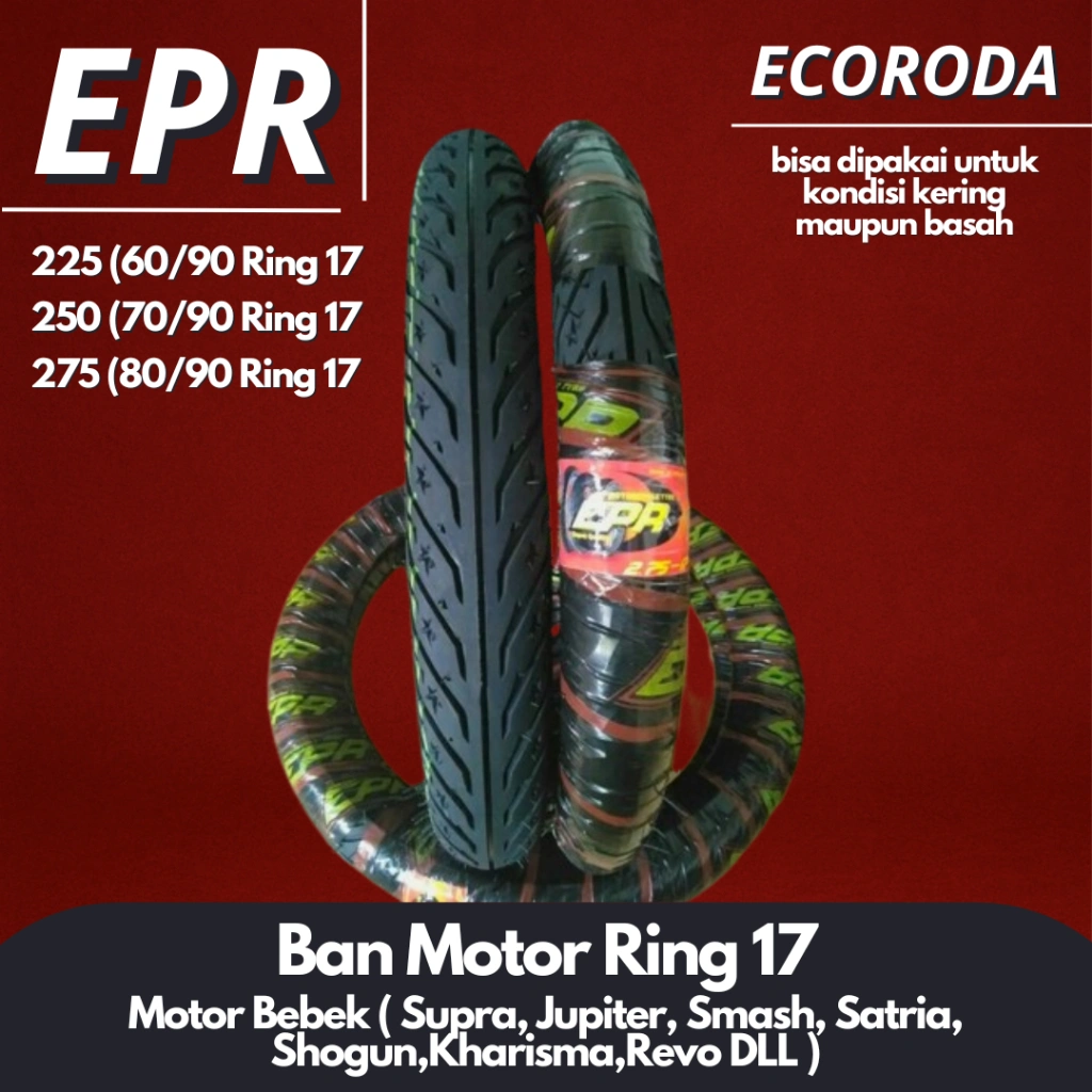 Ban Ring 17 Motor Supra Bebek Jupiter Vega Tubetype Ukuran 275 250 709017 809017 Luar Non Tubeless