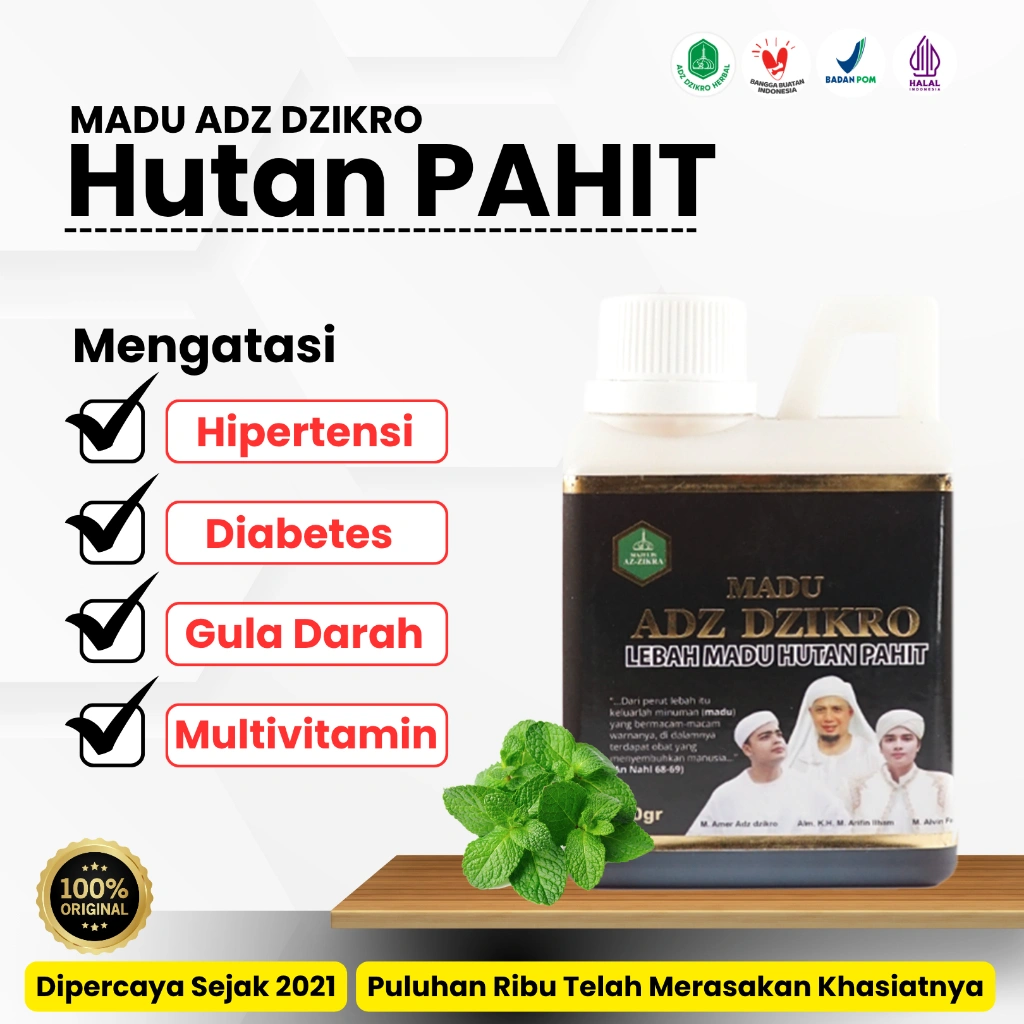 Madu Hutan Pahit ADZ DZIKRO - 500 ml