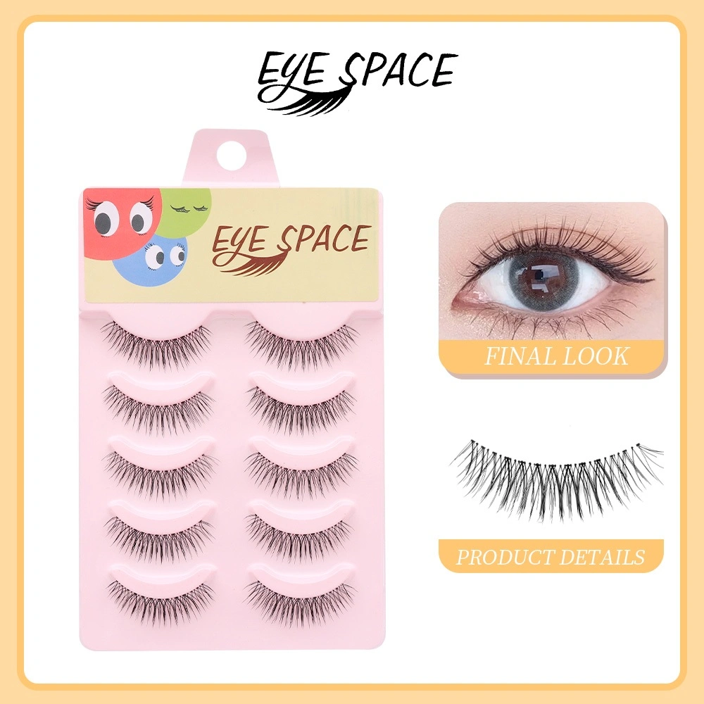 HELLO EYE SPACE bulu mata type TM-02 bulu mata 5 pasang cocok untuk pemula belajar memasang bulu mata bulu mata di design mode natural
