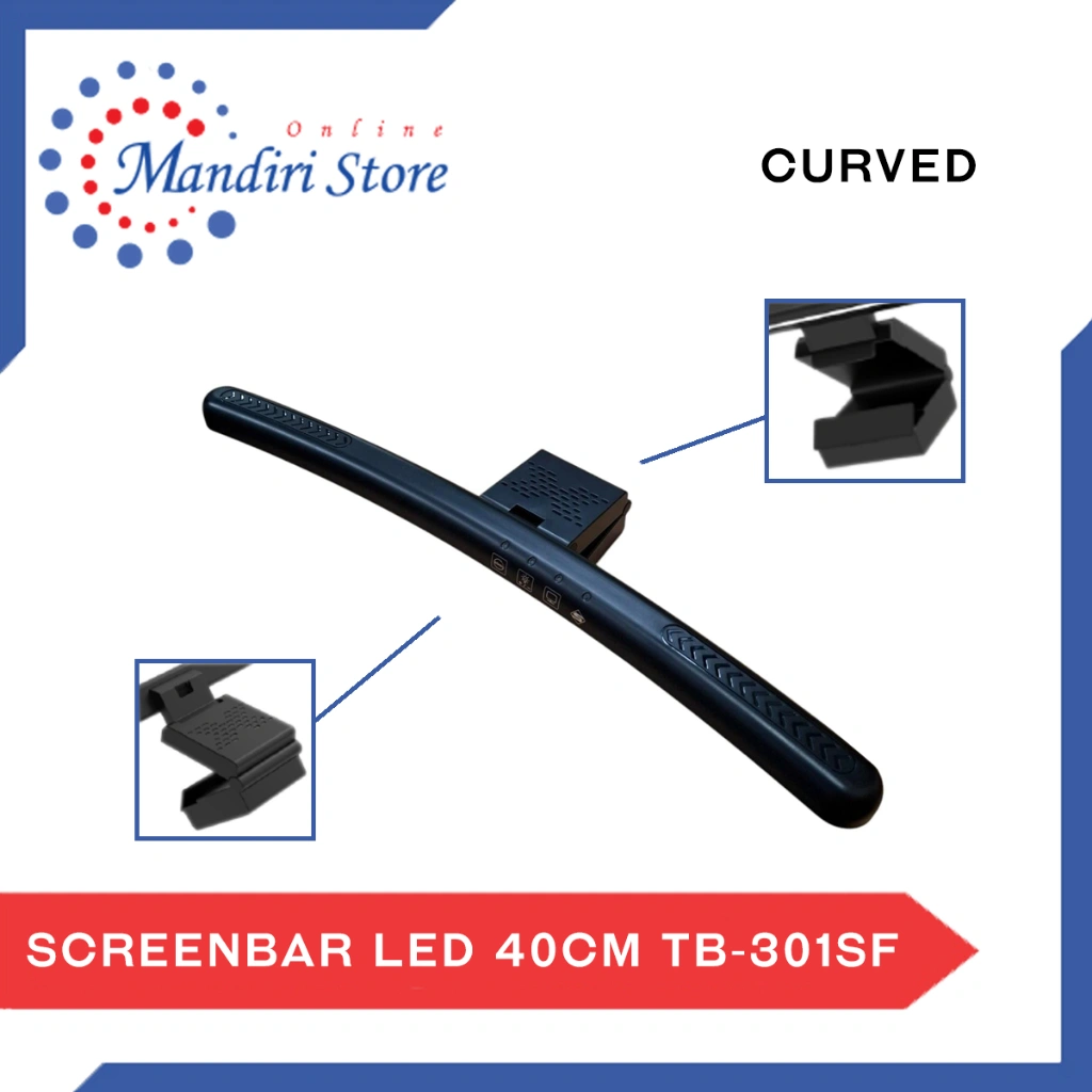 Screen Bar Monitor LED Curved [TB - 301SF] | Touch On/Off Type C