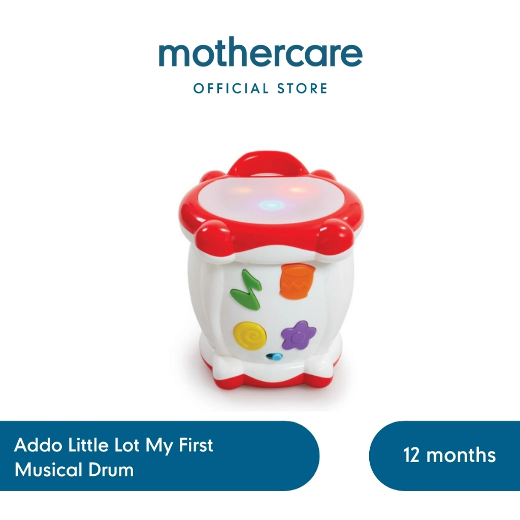 Addo Little Lot My First Musical Drum - Mainan Edukasi Musik & Suara Anak Bayi