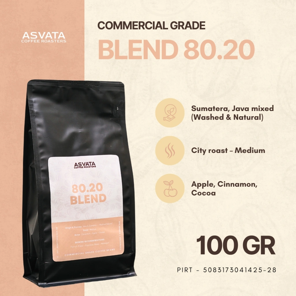 Biji Kopi 80.20 100 Gram Commercial Grade Arabica Robusta