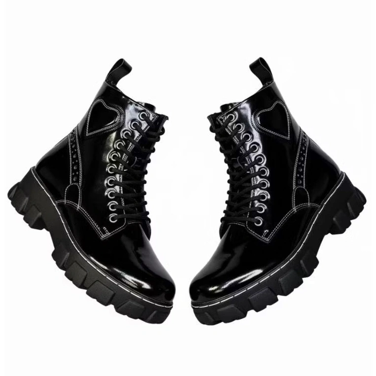 HARVEY - Sepatu Docmart Boots Lovers Tinggi 10 Hole Wanita