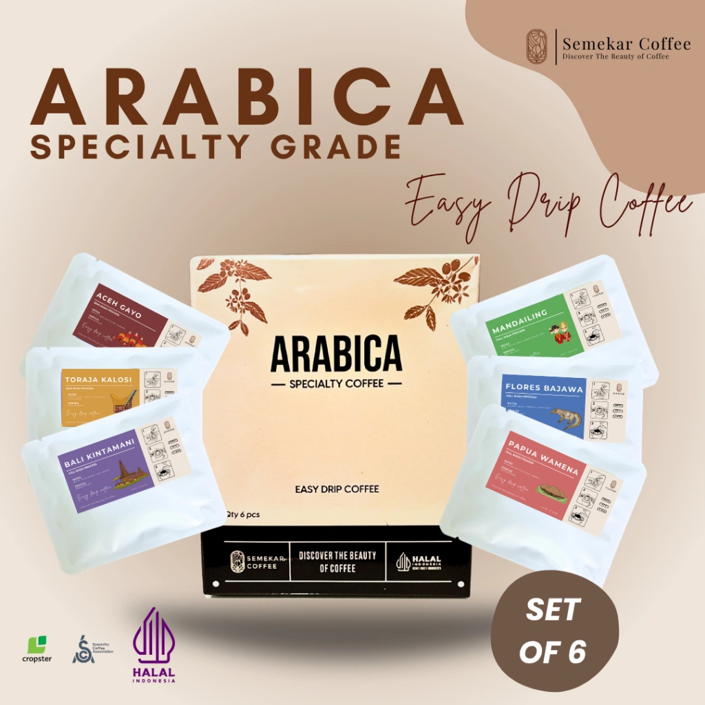 Semekar Coffee - Kopi Drip Bag Arabica Specialty Set Box