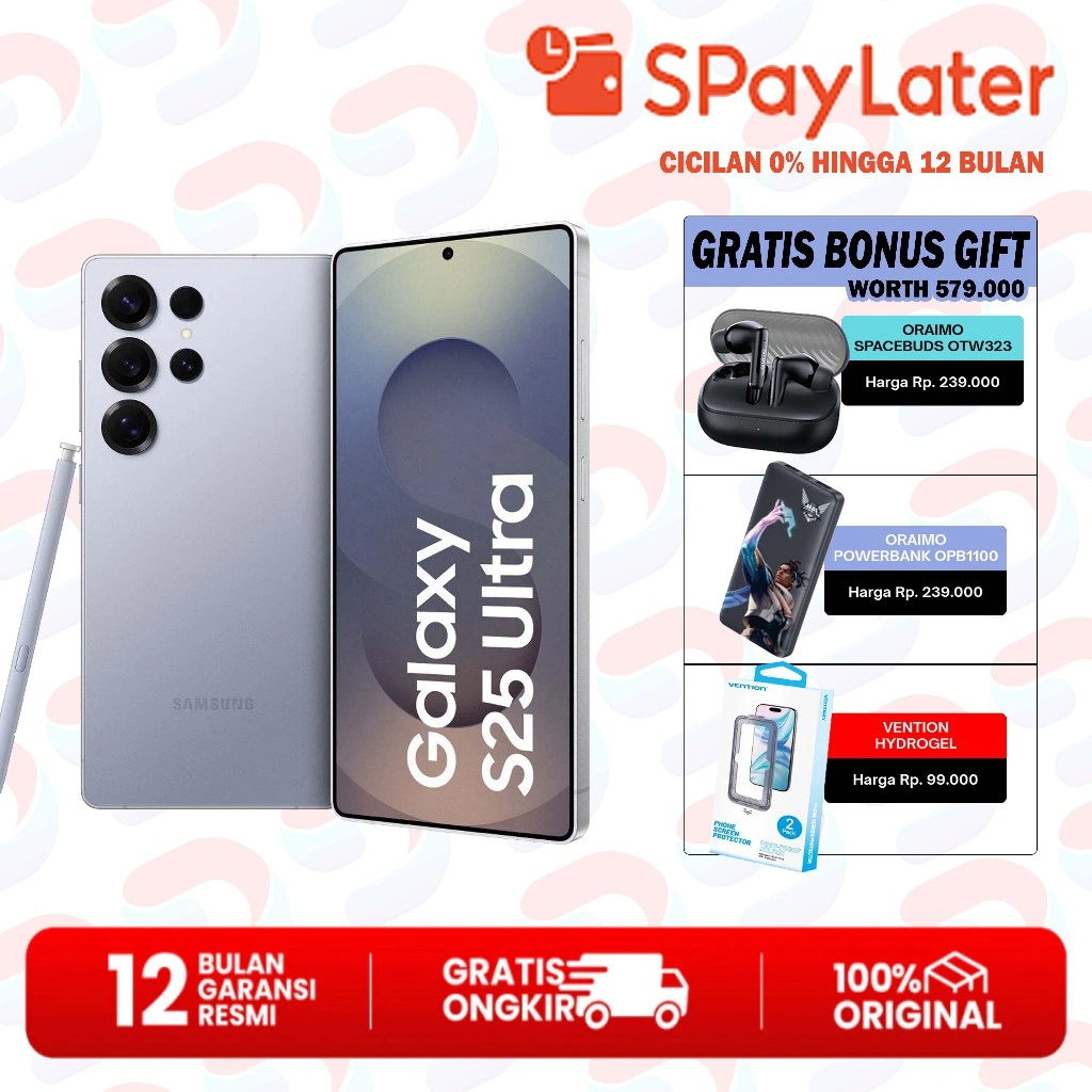Samsung S25 Ultra 12/256GB 12/512GB 12/1TB - Samsung Galaxy S25 Ultra Garansi Resmi 1 Tahun