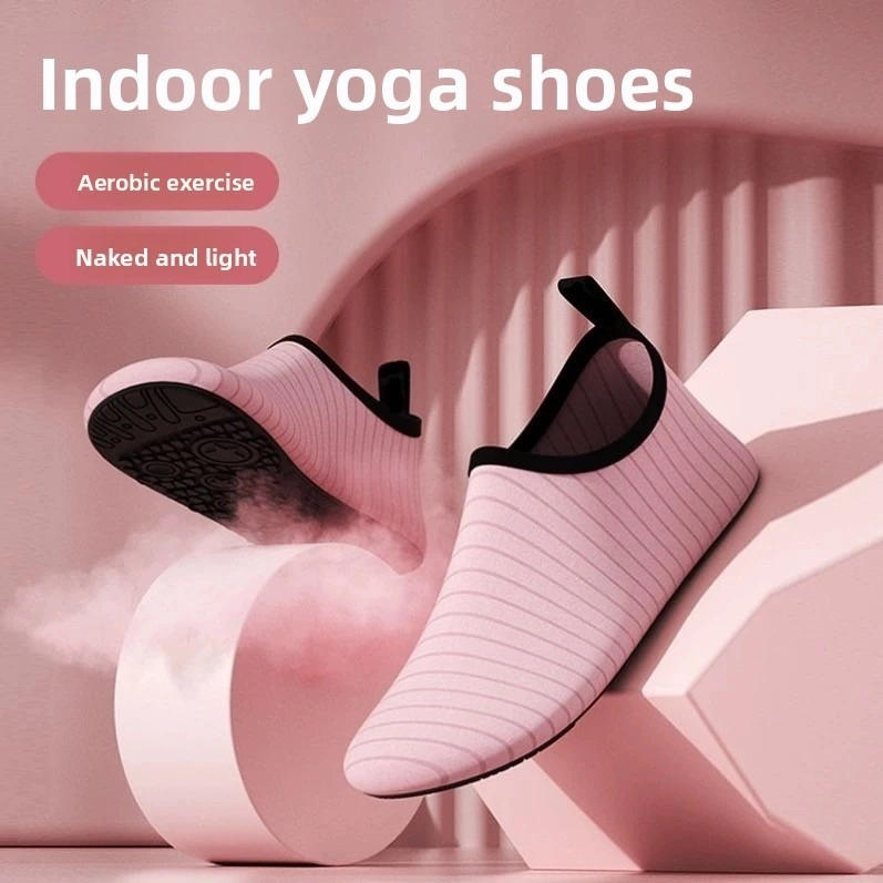 Professional indoor yoga shoes, soft soled non slip sports shoes, silent and breathable water shoes
