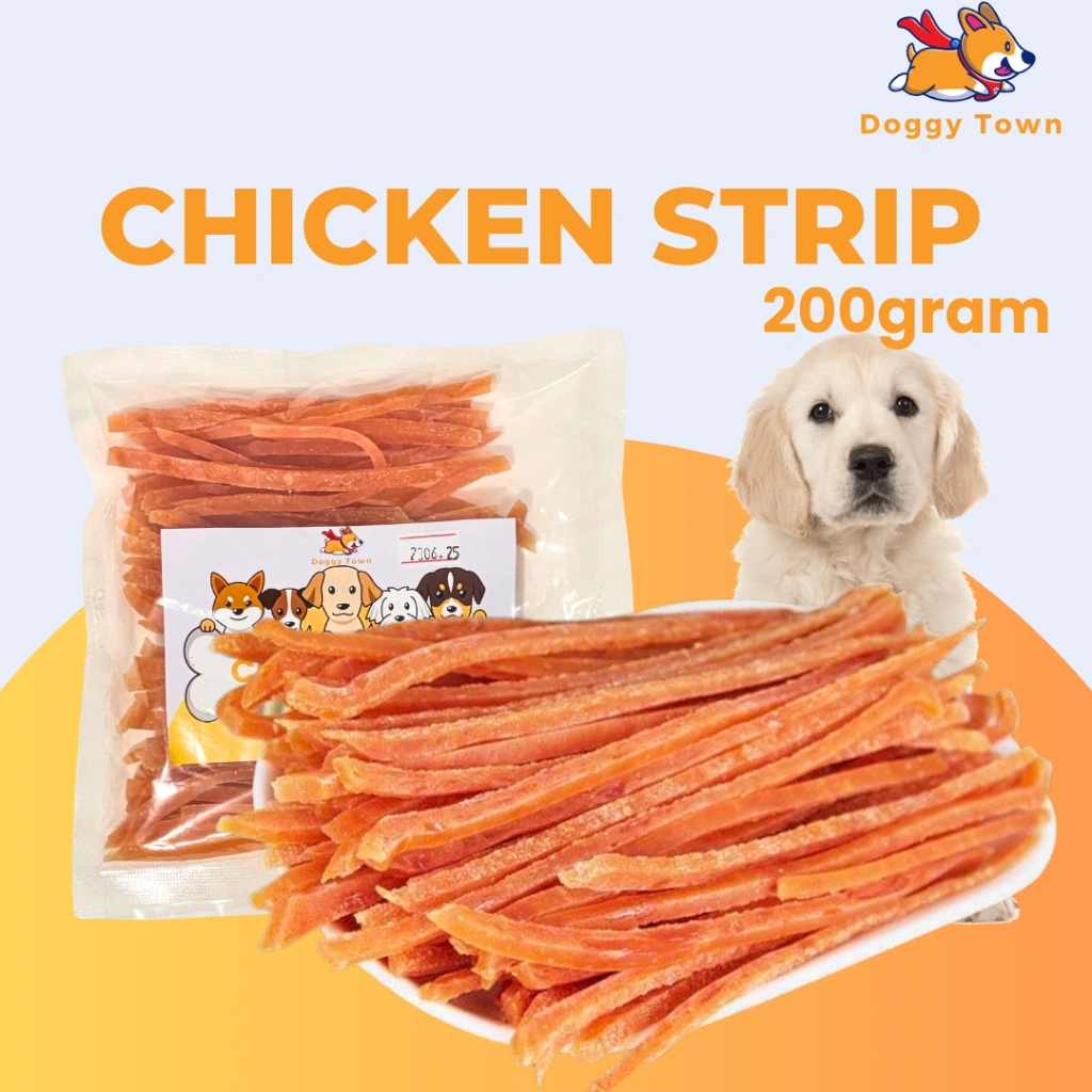 Chicken Strip Chicken Jerky Chicken stick Snack anjing Snack kucing Treat Anjing Treat Kucing