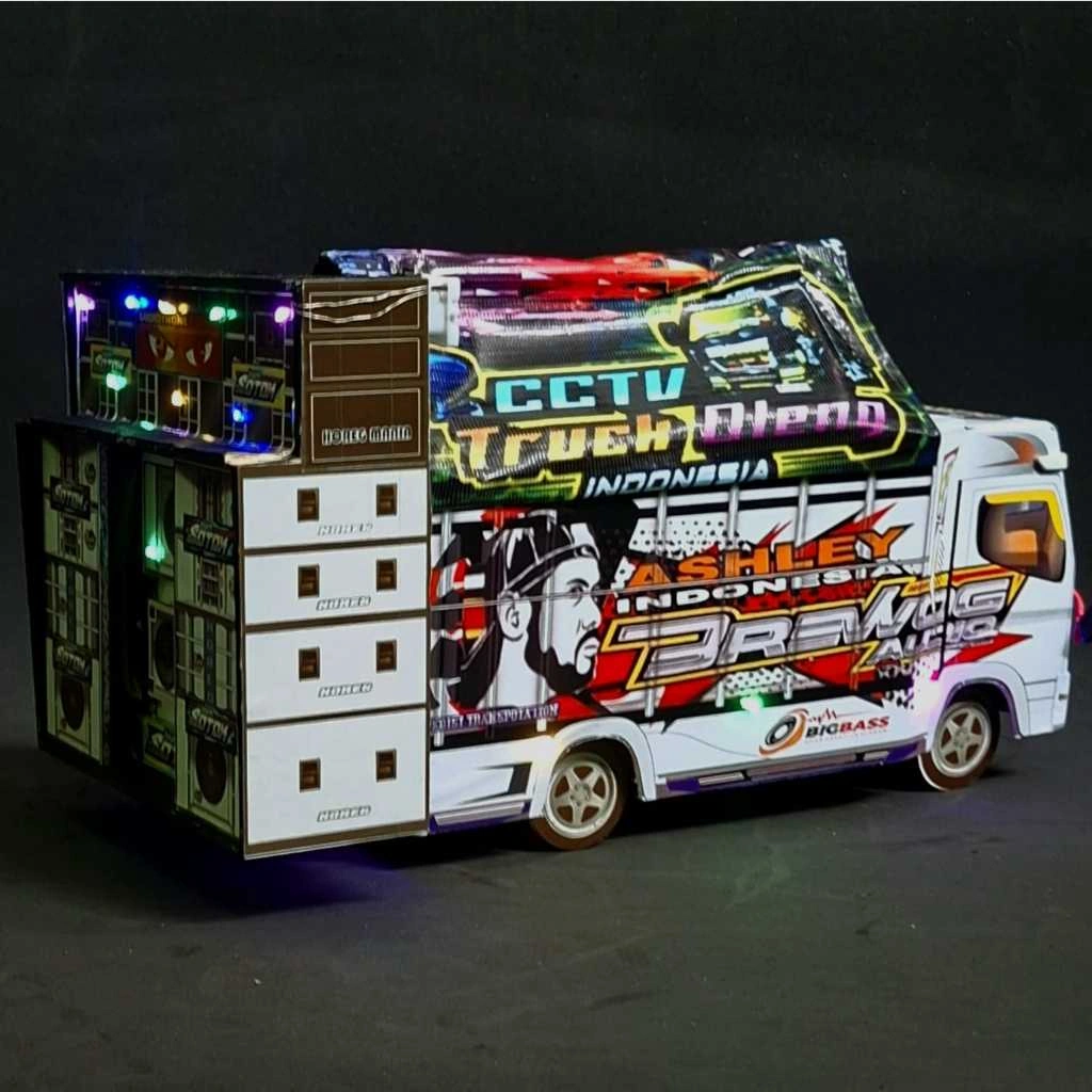 Truk Olen Sound System Bluetooth RGB Lampu