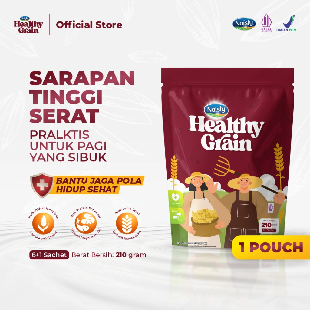 HealthyGrain Sereal Oat Sehat Pengganti Sarapan Praktis Membantu Menjaga Pola Hidup Sehat