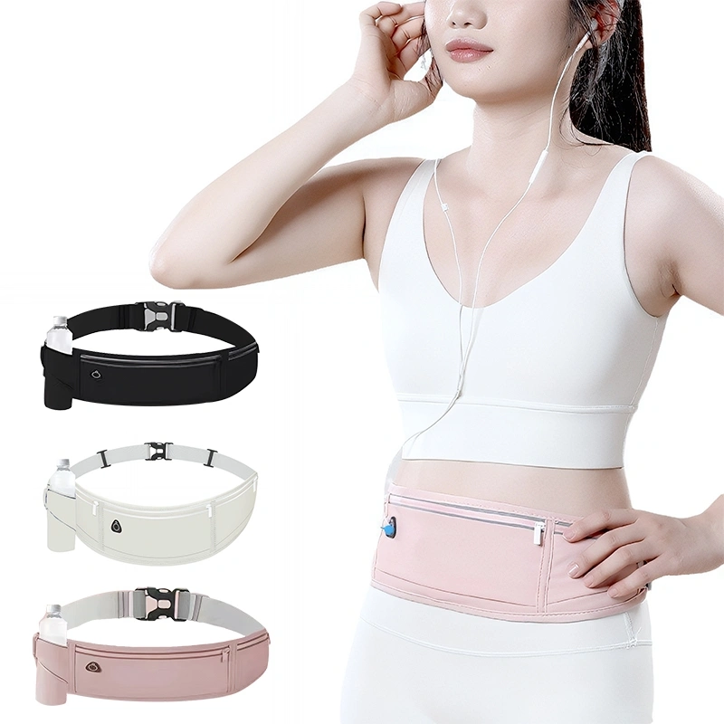 Tas Pinggang Olahraga Anti Air Elastis Reflektif – Sabuk Lari Multifungsi untuk Jogging Gym