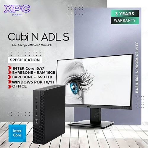XPC PC Intel I5/I7 Mini PC Gaming Full Set ITX Mini Komputer Desktop Mendukung WIFI/Bluetooth, Keyboard dan Mouse Gratis