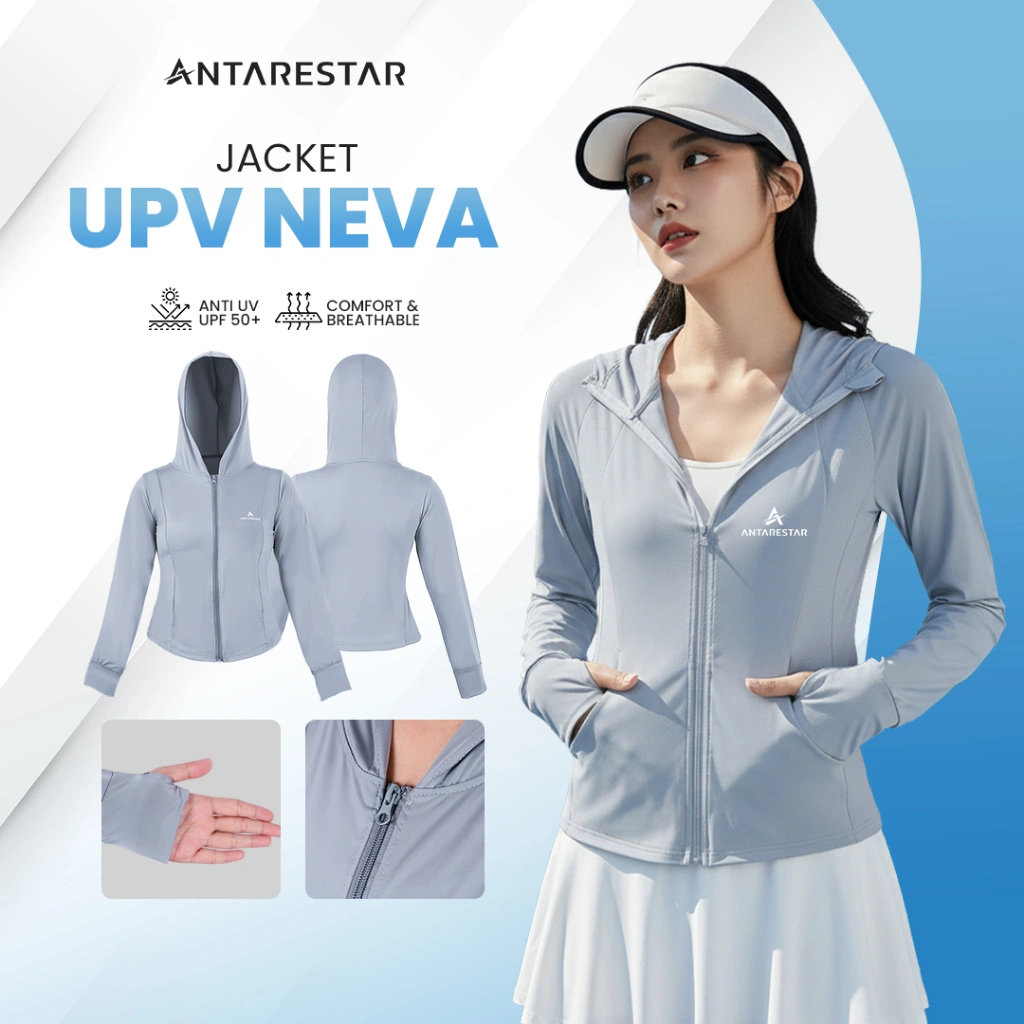ANTARESTAR Official - Jaket NEVA Pelindung Matahari Wanita Pakaian Jaket Anti Sinar Matahari UV