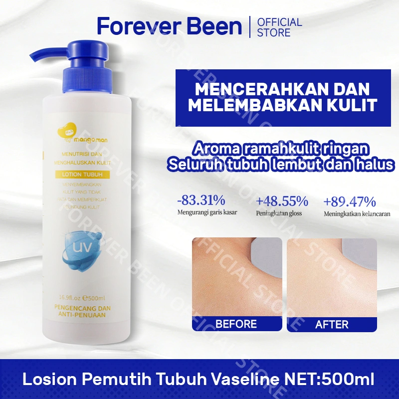 BPOM Serum Burst Body Lotion Pencerah 500ml - 100% Asli Impor, Perlindungan UV, Formula Pencerah Permanen untuk Kulit Susah Putih, Booster Pencerah Kulit