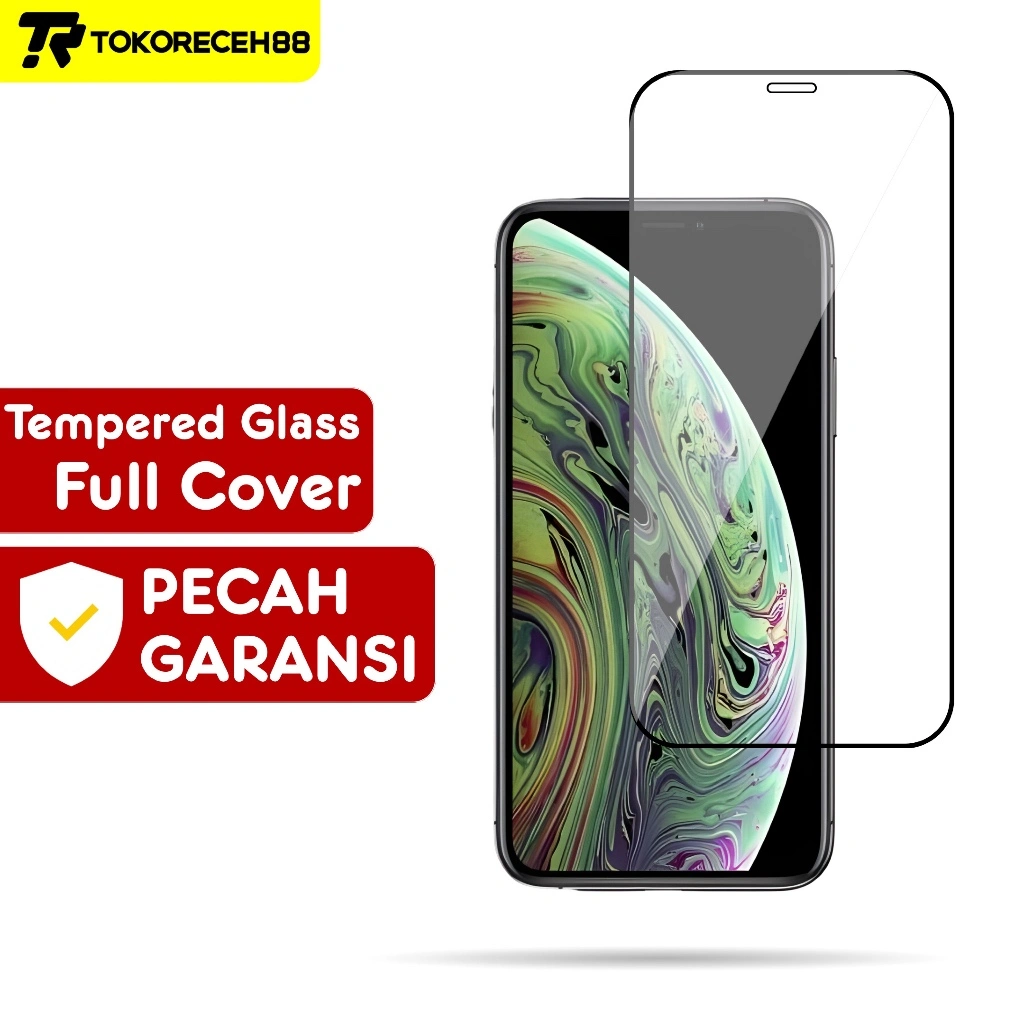 Tempered Glass Iphone XR Iphone Xs Max Full Lem Glue Cover 5 Dimensi Screenguard Antigores Kaca