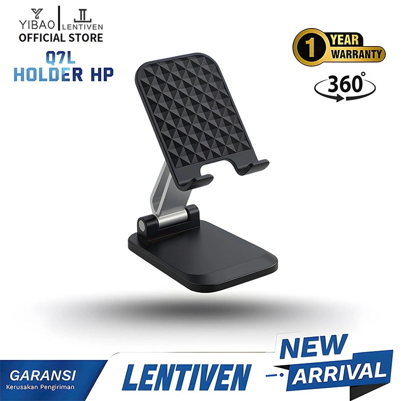 YIBAO LENTIVEN Phone Holder Foldable Stand Holder HP Lipat Universal Dudukan Handphone Meja Q7L