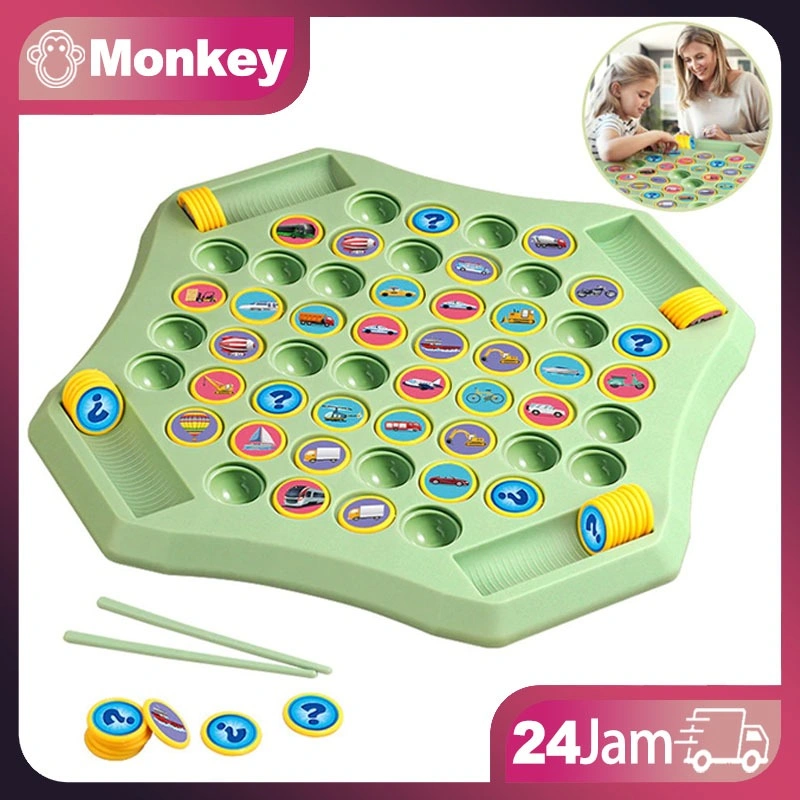 Mainan Flip Chess Mainan Puzzle Permainan Papan Edukasi Papan Memories Game Interaktif Multipemain Game Kreativitas