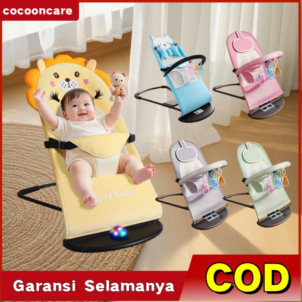 Kursi Ayunan Bayi Lipat/Kursi Bouncer Bayi Lipat/Kursi Ayunan Bayi Otomatis Lipat/Ayunan Bayi Elektrik Tempat Tidur Anak Bayi
