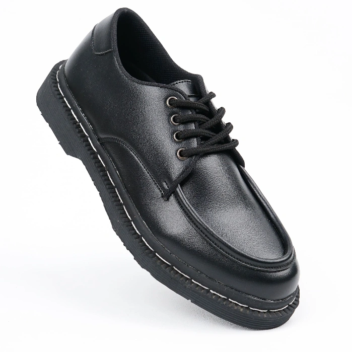 Monday Official - Prof Black v2 - Sepatu Pantofel Docmart Pria