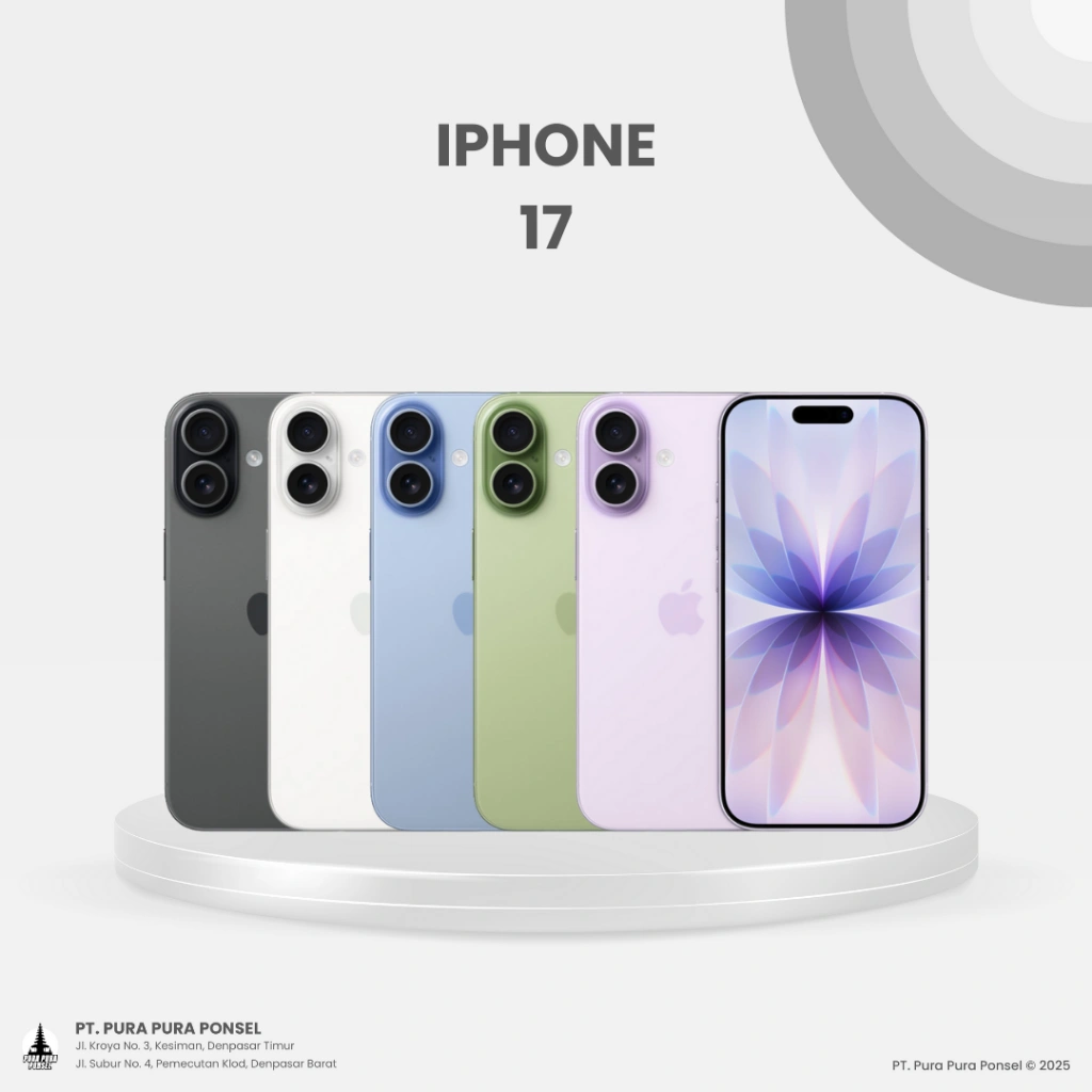 New iPhone 17 Garansi Resmi 1 Tahun Indonesia