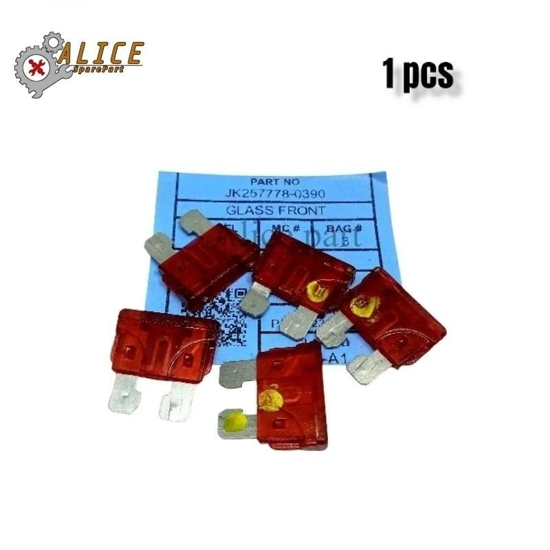 FUSE SIKRING 10A AMPER BESAR WARNA MERAH SIKRING ORIGINAL