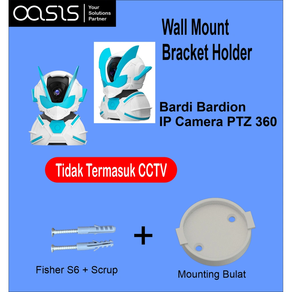 Bardi Bardion Smart IP Camera PTZ 360 CCTV wall mount bracket