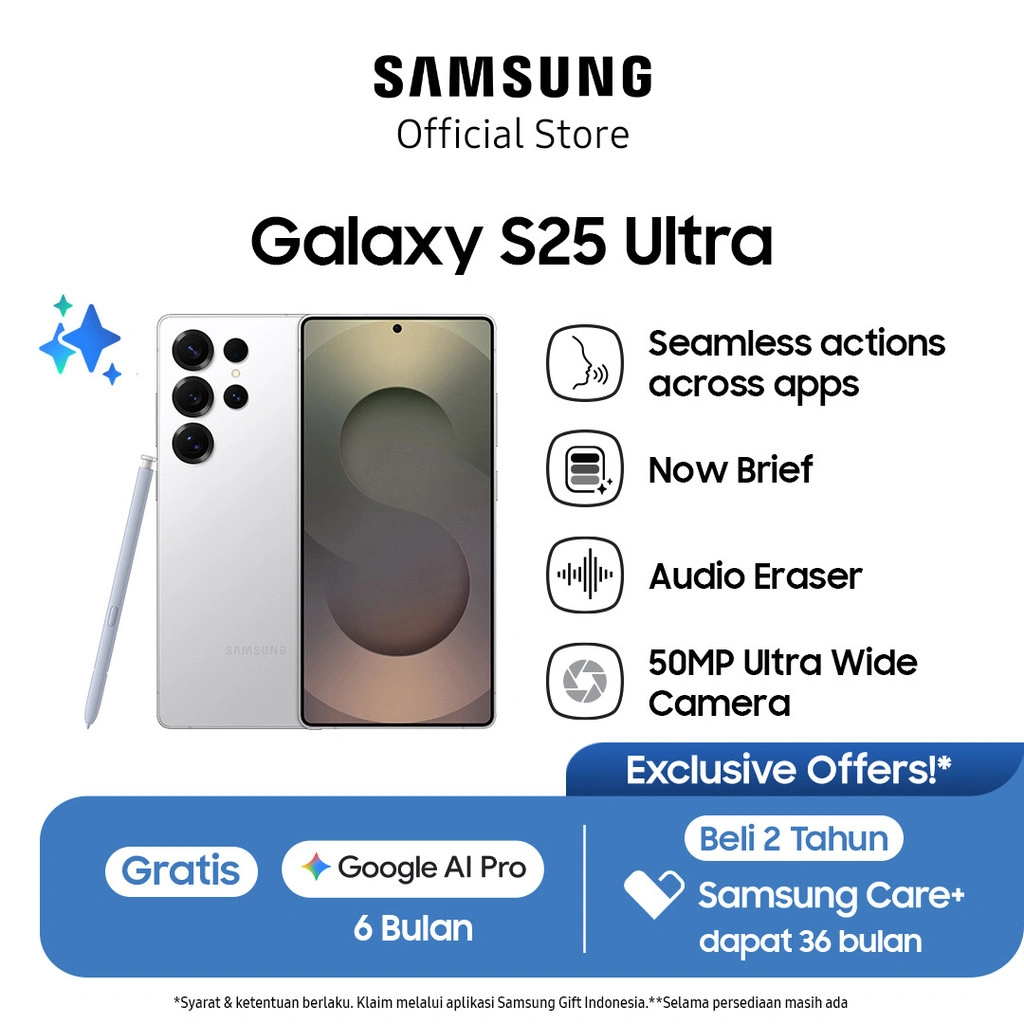 Samsung Galaxy S25 Ultra 12/512GB - Titanium Whitesilver, Hp AI, Galaxy AI