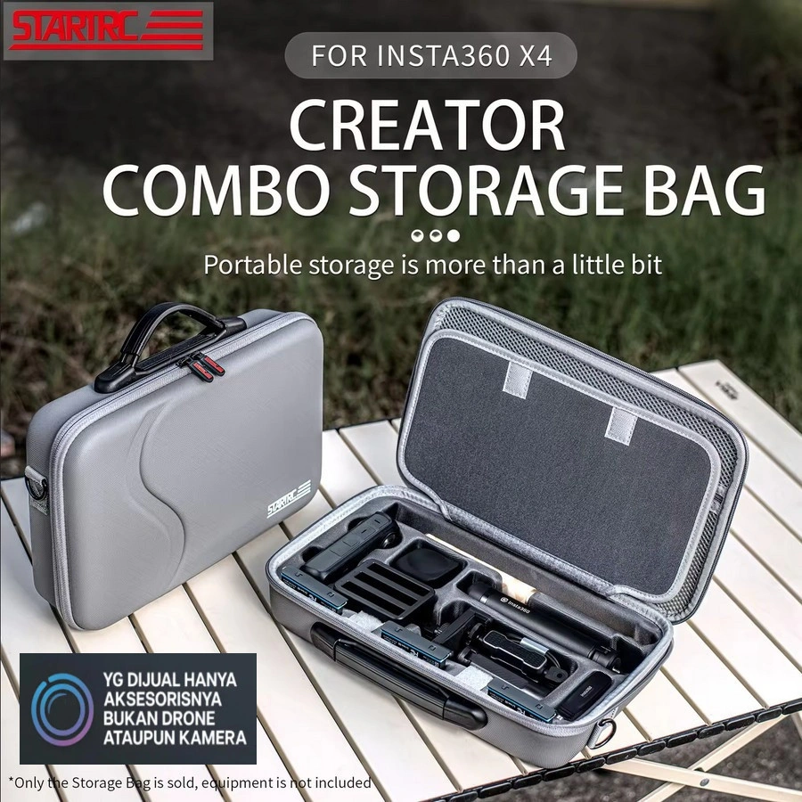 Startrc Portable Carrying Bag Case for INSTA360 X4 Creator Combo Bag