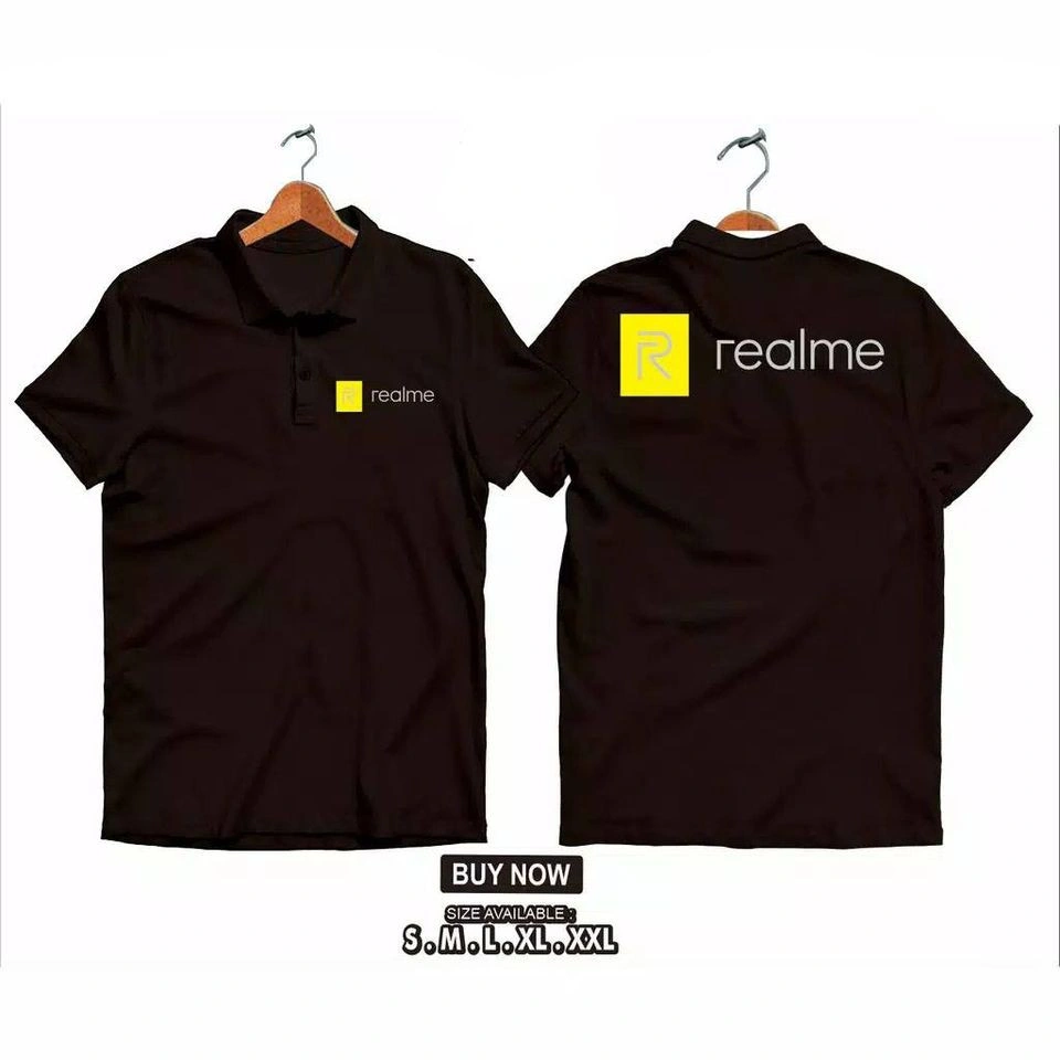 polo shirt realme smartphone / kaos kerah smart phone realme