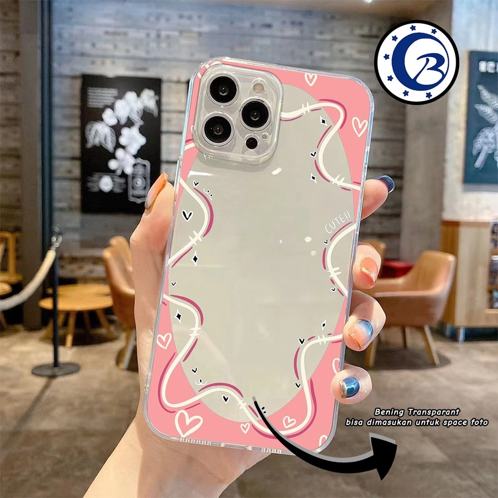 CB601 CASE FOR INFINIX SMART 4 SMART 5 HOT 8  HOT 9 HOT 9 PLAY HOT 10 PLAY ZERO 8 HOT 10S ASUS MAX M2 FASHION CASE BENING ANTICRACK LOVE DESIGN TRANSPARANT POLAROID