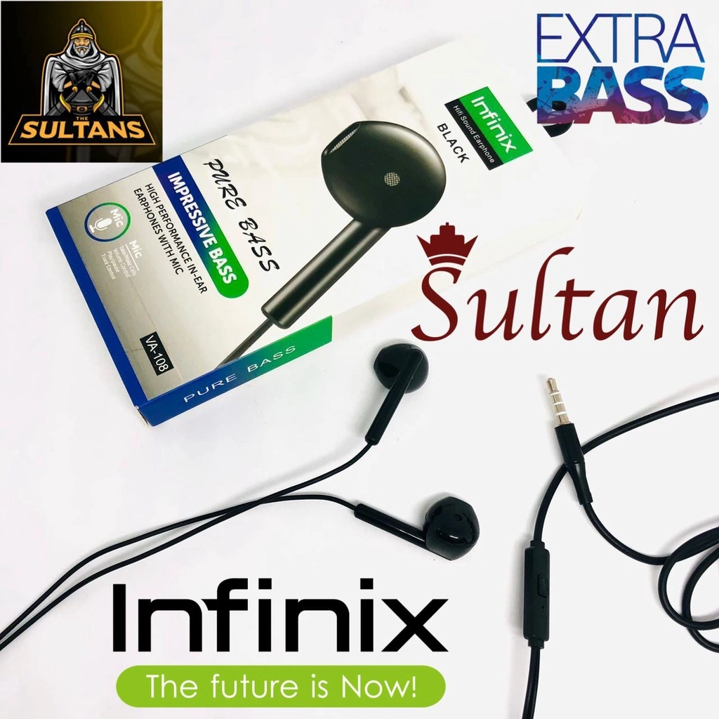 Earphone Infinix Hot 9 HOT 10 Hot 9 Play Smart 5  Handsfree Infinix Smart 4 XCU32 Infinix VA108 [MPG]
