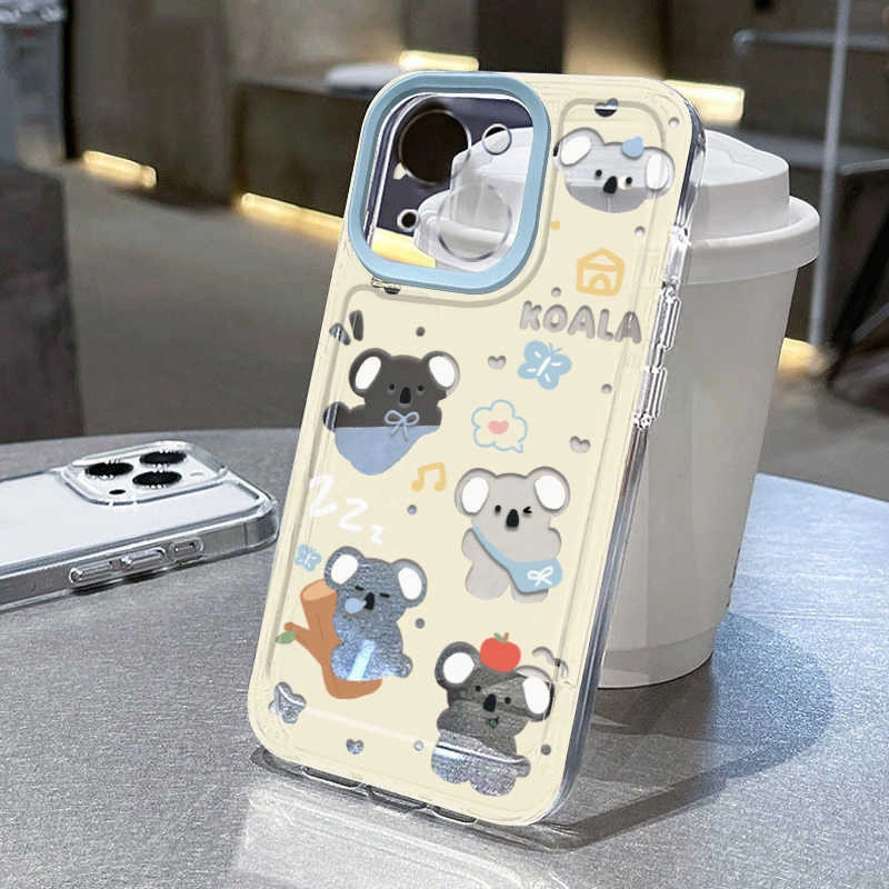 Lucu Cewek Koala New Soft Case Hp Infinix Smart 20 Note 60 Pro Hot 60i Hot 60 Pro Plus Smart 10 Plus Note 50 Pro note 50 pro Hot 50I 40I 50 Pro Plus Smart 9 8 Pro Note 40 Pro Plus 5G Note 30 Pro+ Smart 5 6 7 Itel P55 4G 20I 20S 30 30I 11S Nfc 12I 12 Pl