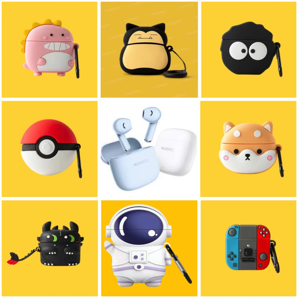 Case HUAWEI FreeBuds SE 2 / SE 3 Silikon Earphone Silicone TWS Karakter Lucu Karakter Kartun 3D