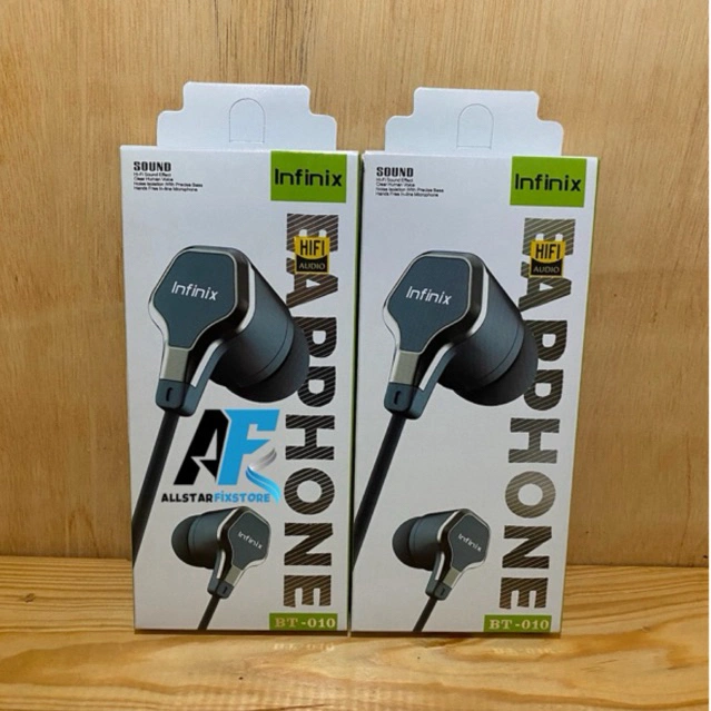 Headset Infinix Extra Bass HI-FI SOUND EFFECT Clear Human Voice Suara Jernih Earphone