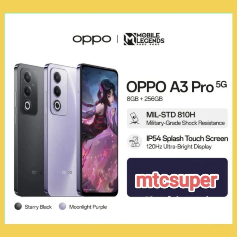 OPPO A3 PRO 5G 8/256GB GARANSI RESMI