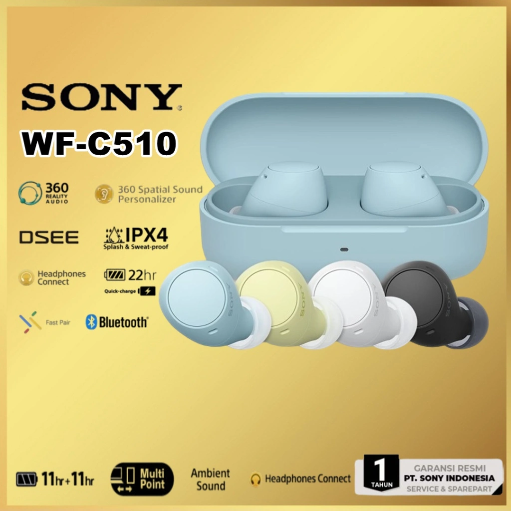 Sony WF-C510 Truly Wireless Bluetooth Earbuds Earphones WFC510 C 510