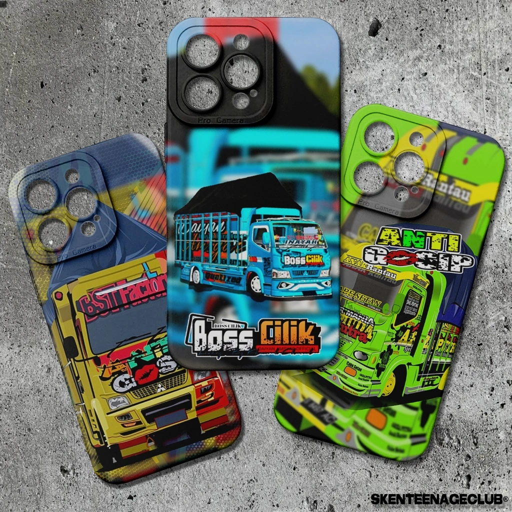CASE SOFTCASE PROCAMERA MOTIF TRUCK FOR ALL TYPE SMARTPHONE IPHONE SAMSUNG OPPO VIVO XIAOMI REDMI REALME INFINIX ITEL TECNO - SKENTEENAGE CLUB