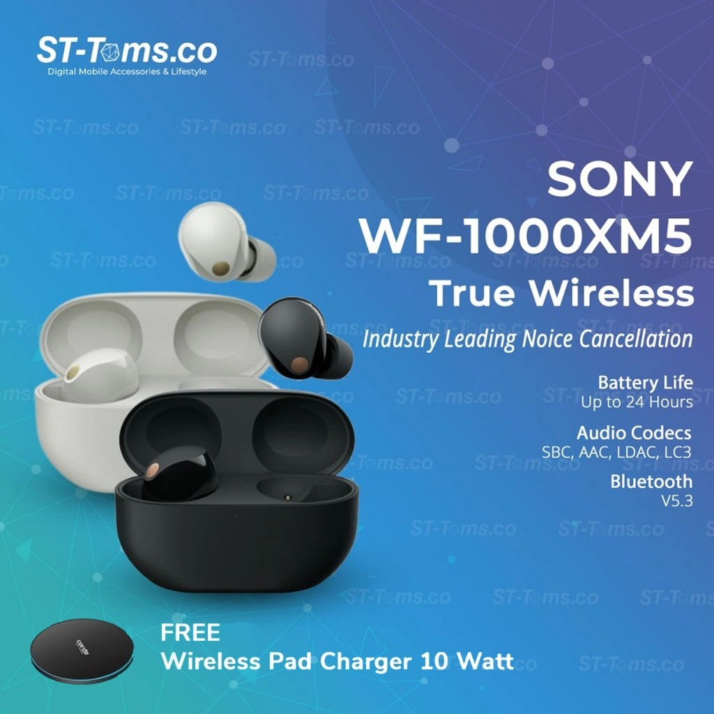 Sony WF 1000XM5 WF1000XM5 WF-1000XM5 Noise Cancelling Bluetooth Earbud