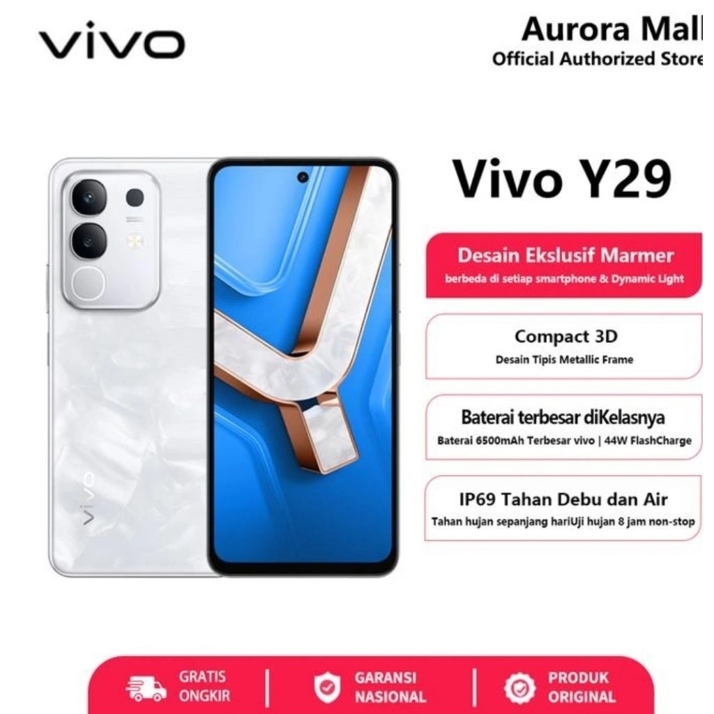 Vivo Y29 Ram8/256Gb Original & Bergaransi Resmi Vivo
