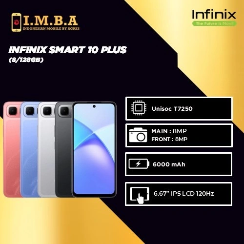 Infinix Smart 10 Plus (8/128GB) GARANSI RESMI INDONESIA